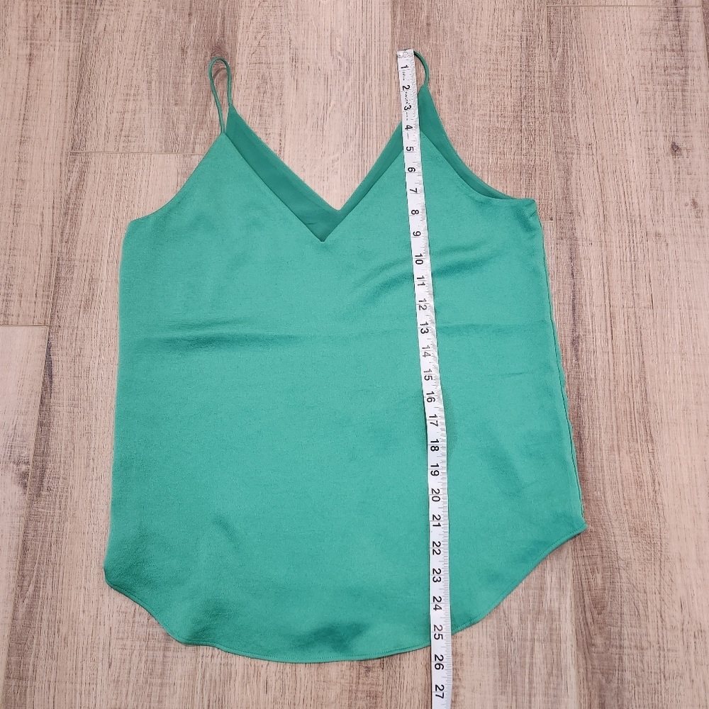 NWT Express Tank Cami Women's Small, Kelly Green, Spaghetti Strap, V-neck, Flowy - Picture 5 of 7